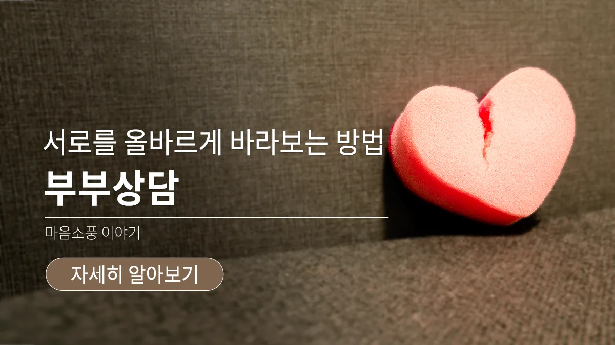 부부상담-서로를 올바르게 바라보는 방법